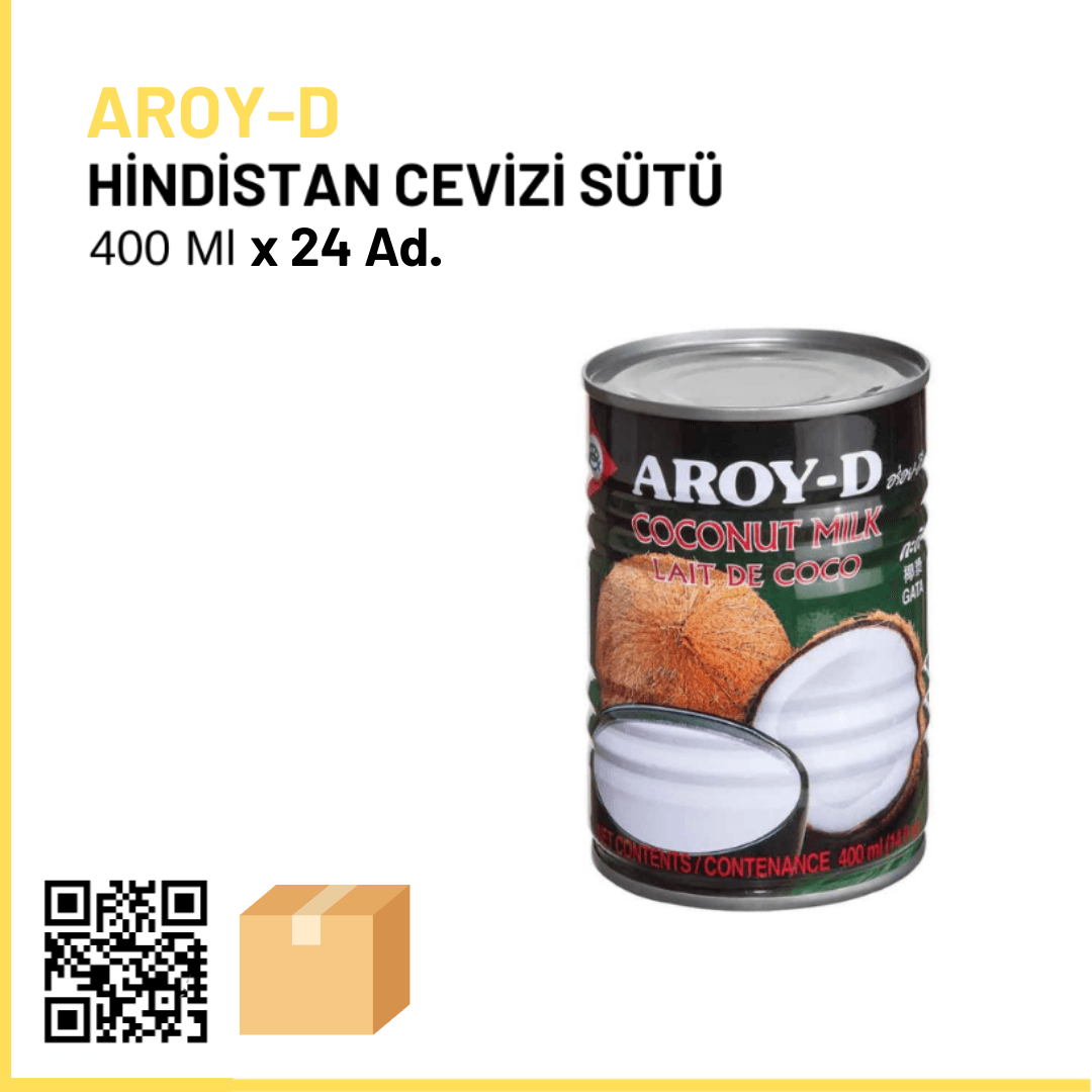 Aroy-d Coconut Milk 400 Ml x24 (Name: 90₺)