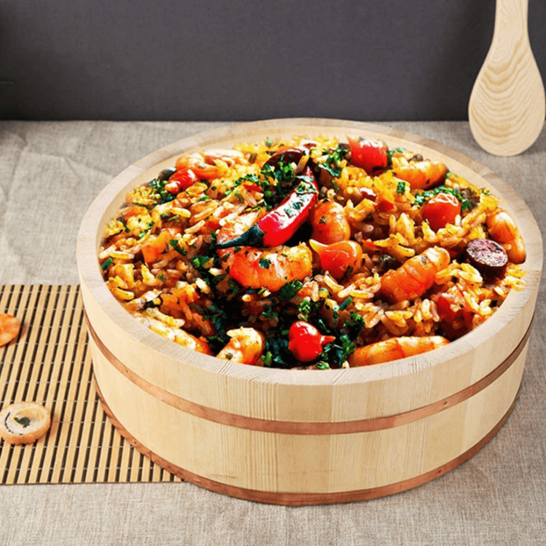 Sushi Pirinç Dinlendirme Küveti Bambu 66 Cm x 12 Cm