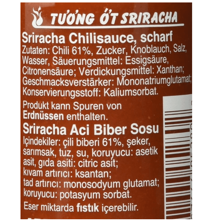 Flying Goose Sriracha Hot Chilli Pepper Sauce 455 Ml x12 (Name: 180₺)