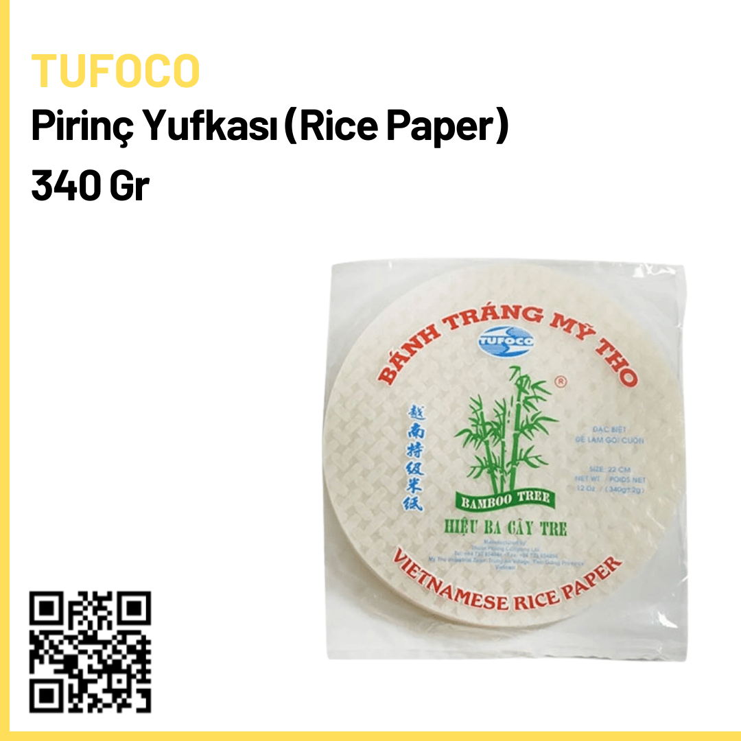 Tufoco Pirinç Yufkası (Rice Paper) 340 gr
