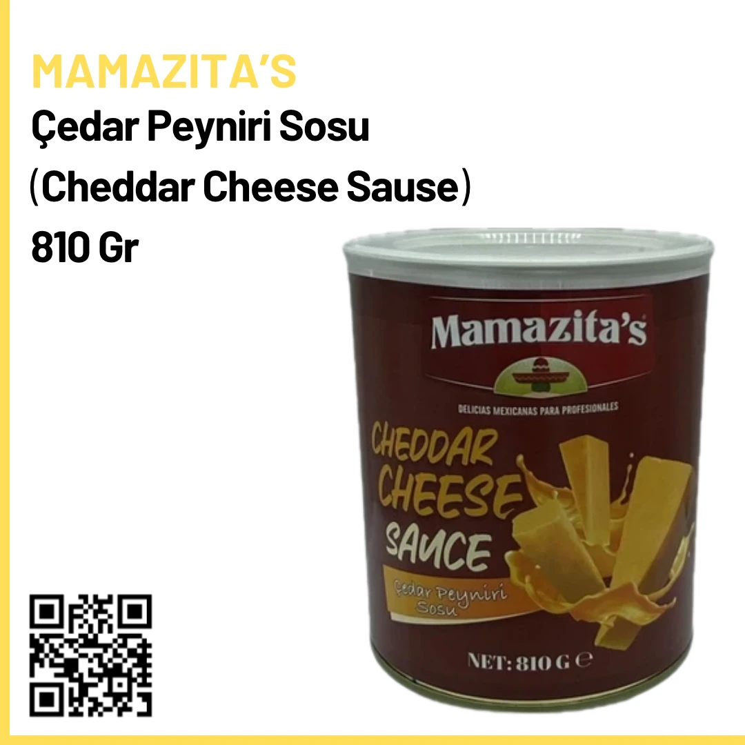 Mamazitas Çedar Peyniri Sosu (Cheddar Cheese Sauce) 810 Gr