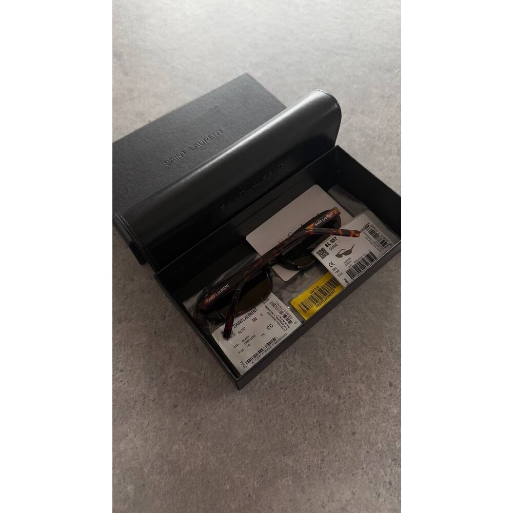 Prada Rectangular Scultoreo Black 49Ekt (Original)