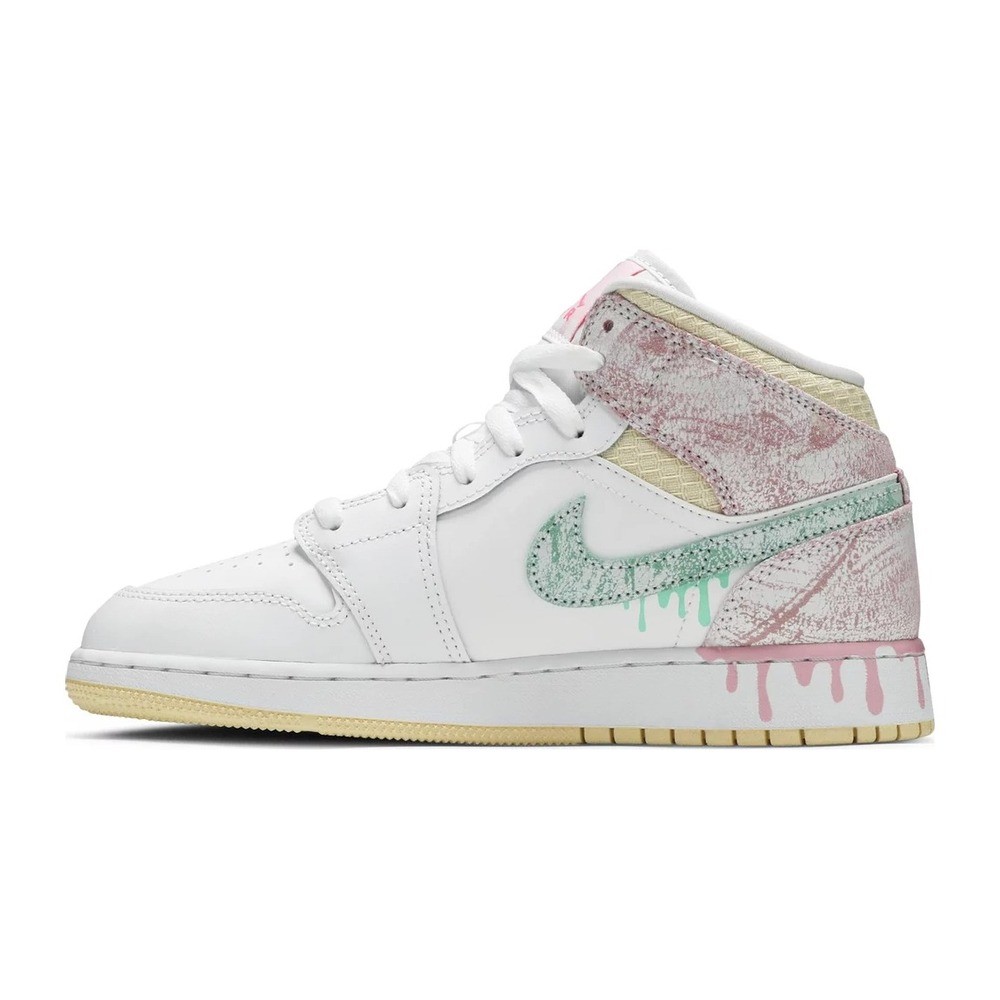 Air Jordan 1 Mid Paint Drip