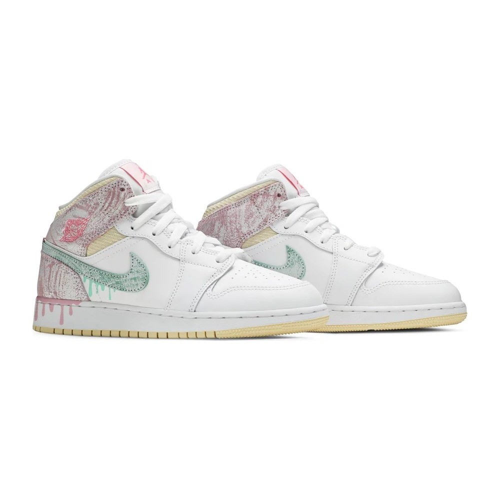 Air Jordan 1 Mid Paint Drip