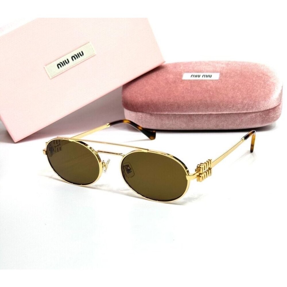 MIU MIU 54ZS 53 Kahve Cam Bridge (Full Set)