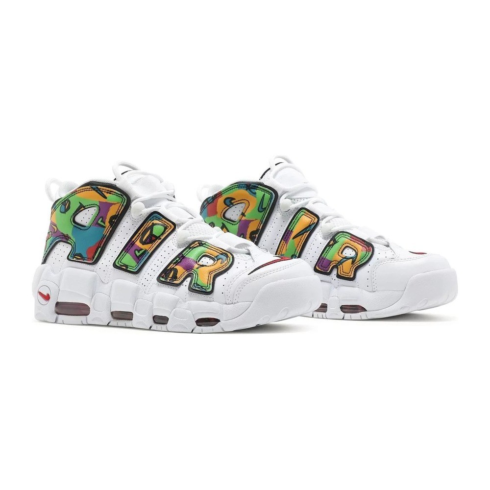 Nike Air More Uptempo Peace Love Basketball ( DAR KALIP 1 BEDEN BÜYÜK ALINIZ )
