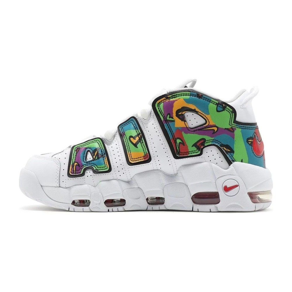 Nike Air More Uptempo Peace Love Basketball ( DAR KALIP 1 BEDEN BÜYÜK ALINIZ )