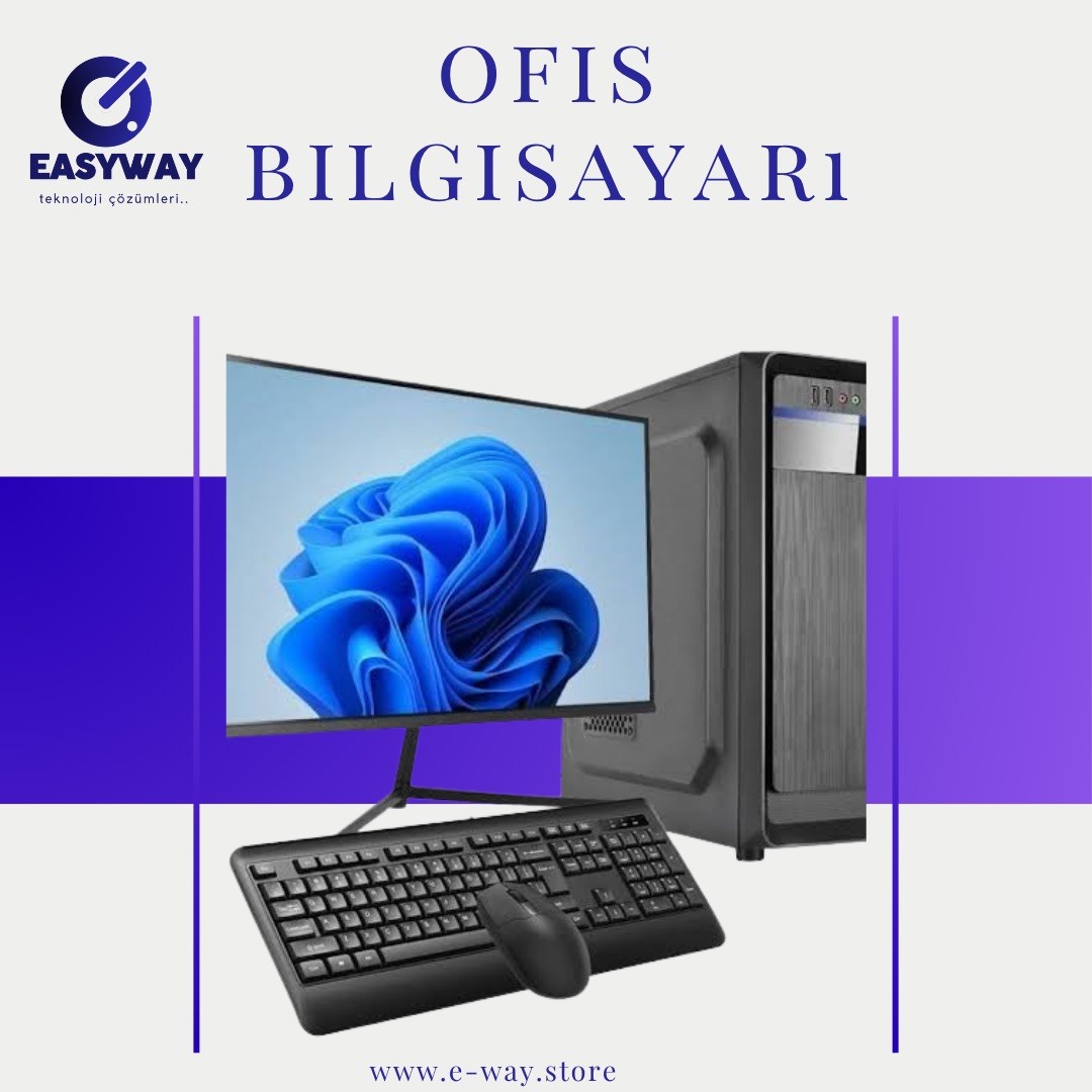 Easyway Ofis Bilgisayar Seti – Ekonomik, Hazır Kurulumlu, Lisanslı Çözüm!
