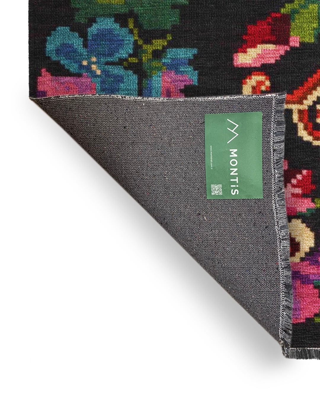 Diem 005 Dokuma Şönil Siyah Karabağ Halı - 200x300