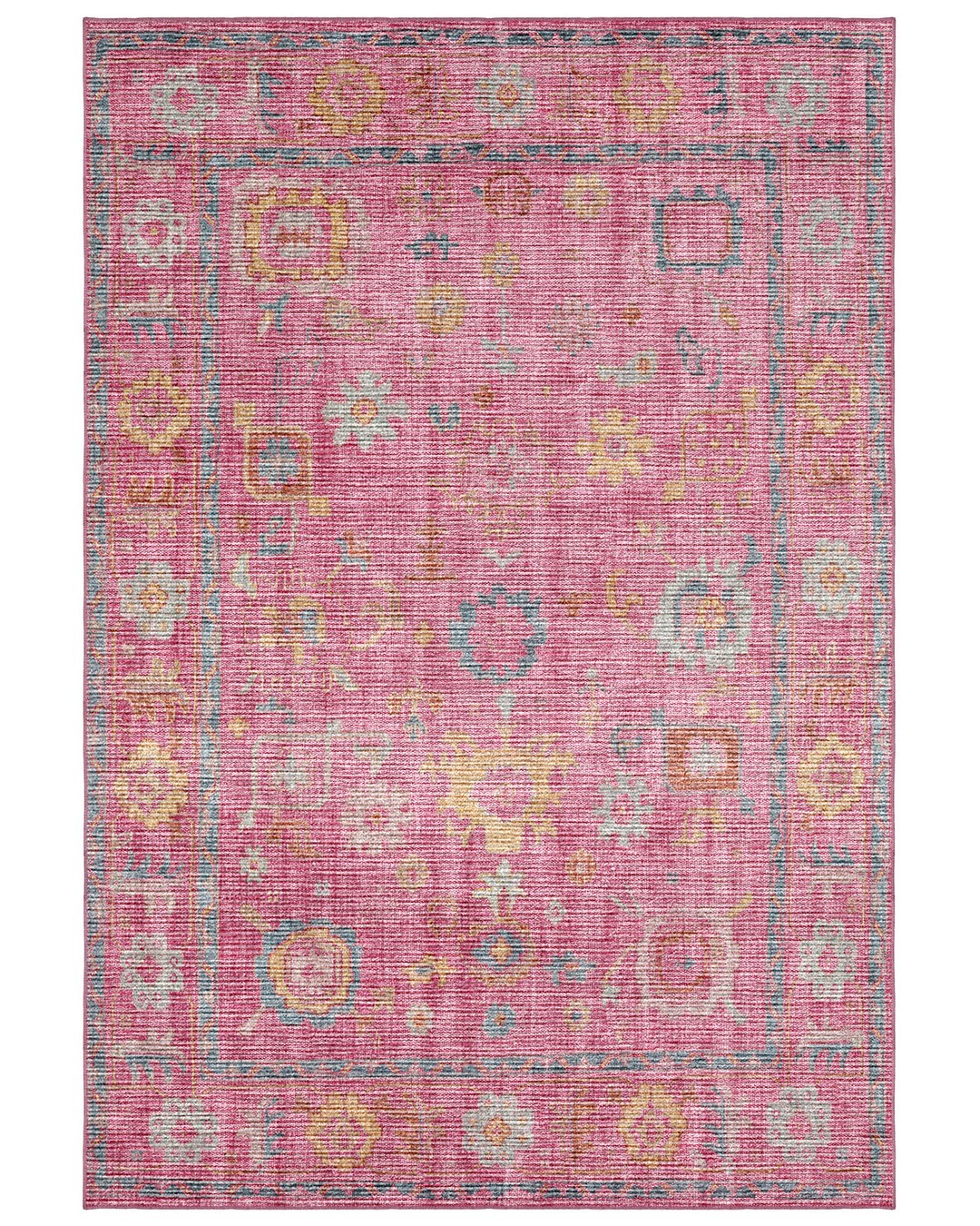 Montis Halı Lectio 950019 Pembe Uşak Kabartmalı Halı