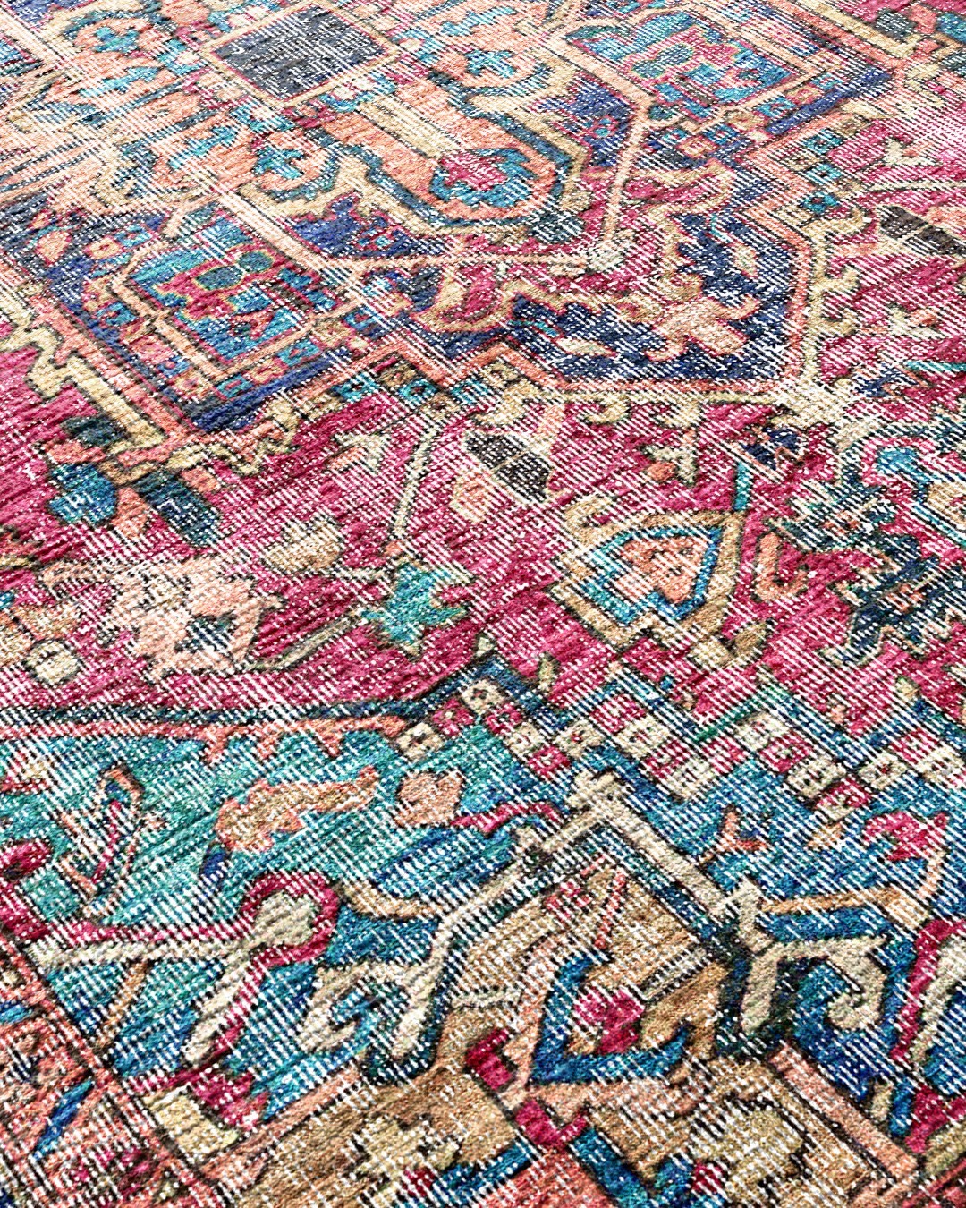 Montis Halı Salve 15045 Dokuma Taban Kırmızı Vintage Halı