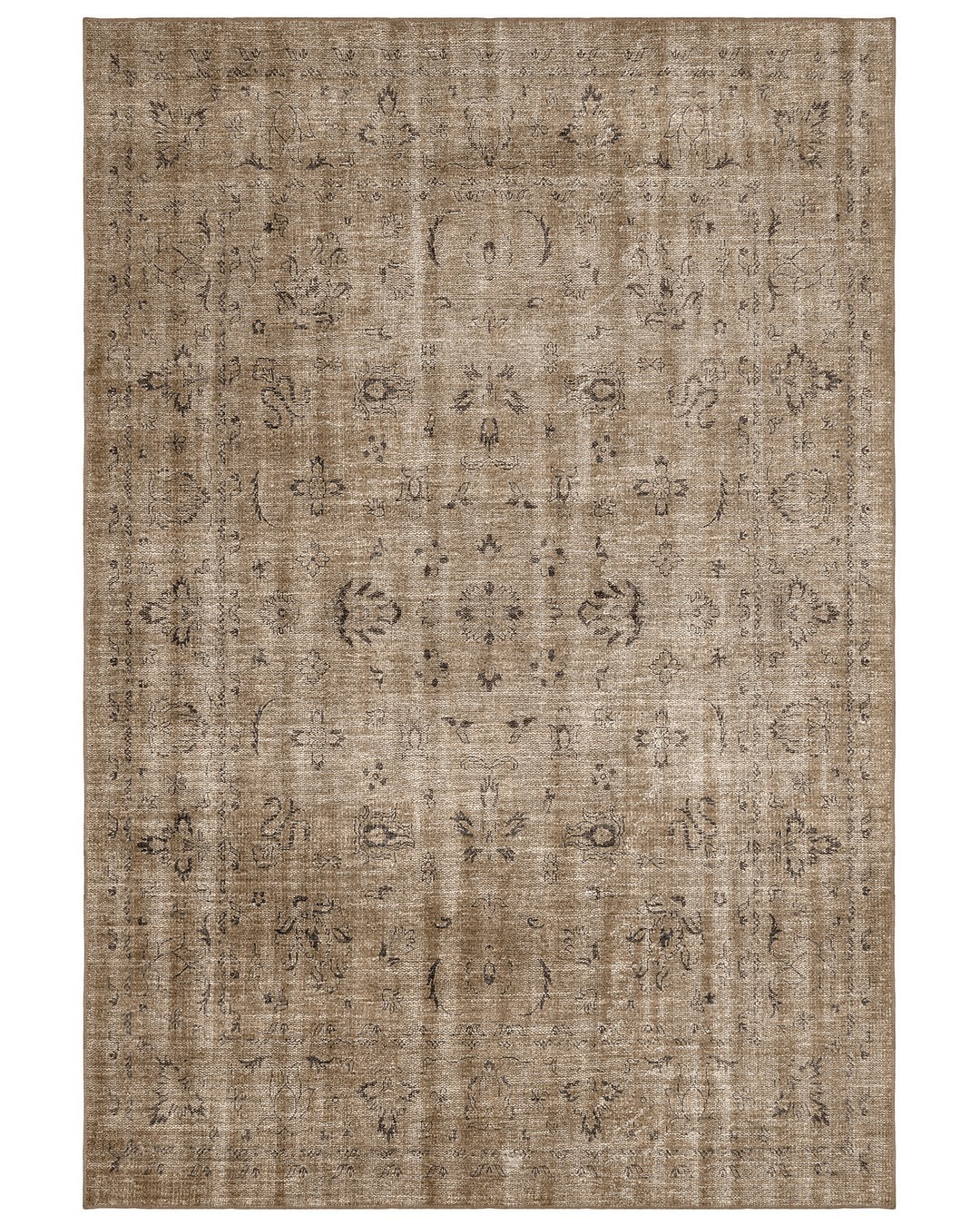 Montis Halı Ventus 47061 Kahverengi Dokuma Taban Eskitme Halı