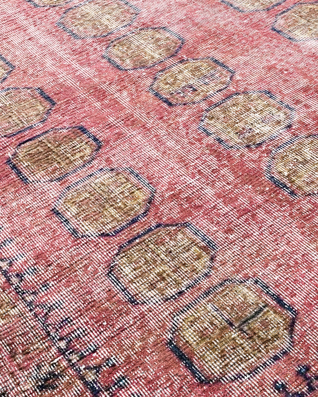 Montis Halı Delocis 26037 Pembe Dokuma Taban Vintage Halı