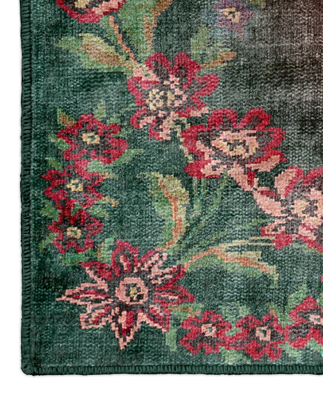 Montis Halı Varia 809003 Kırmızı Parlak Yumuşak Dokuma Taban Renkli Retro Karabağ Halı