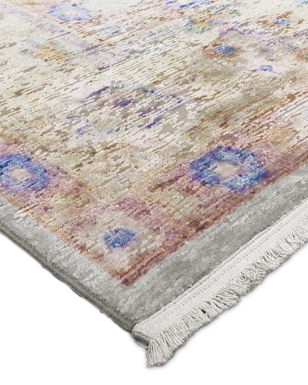 Montis Halı Cormeum 12005 Krem Parlak Yumuşak Doğal Viskon Halı