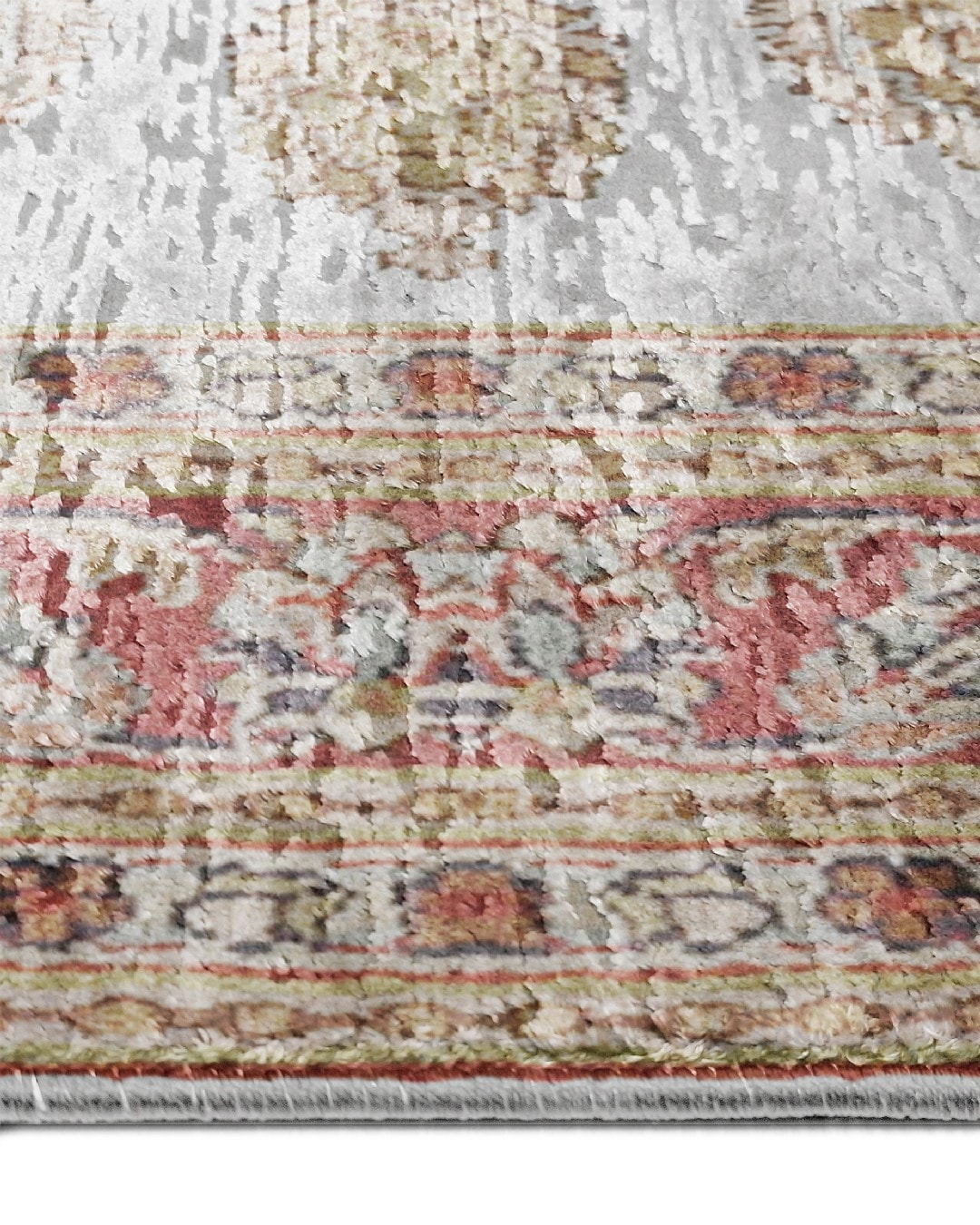 Montis Halı Veldena 81007 Krem Parlak Yumuşak Doğal Viskon Halı
