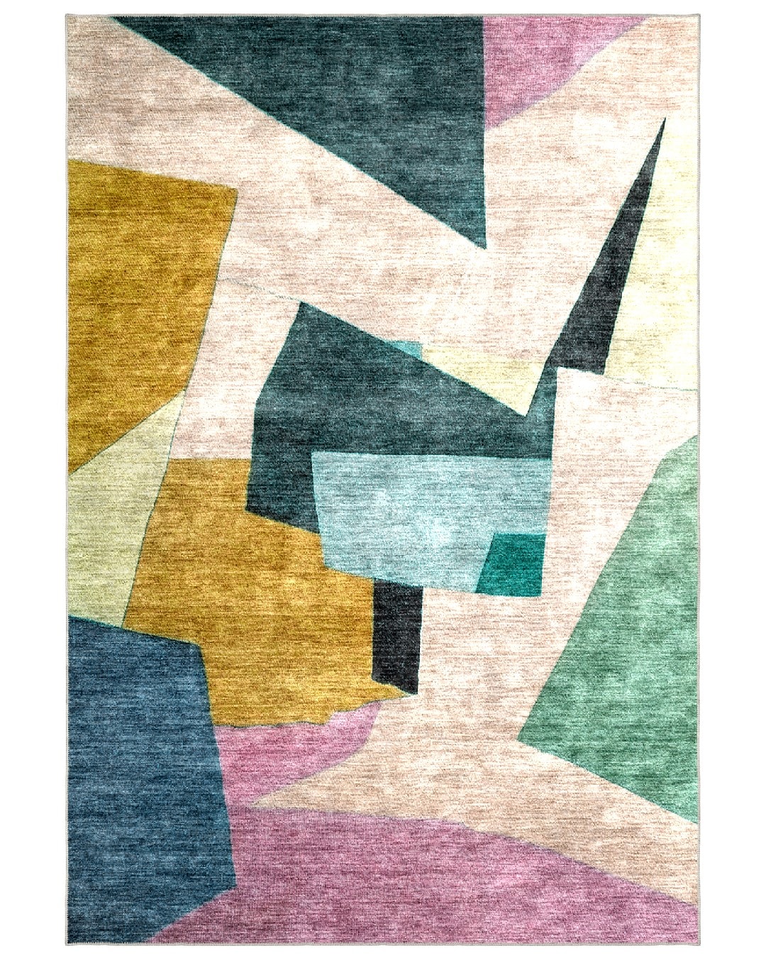 Montis Halı Quaestio 44002 Multi Parlak Yumuşak Dokuma Taban Modern Halı