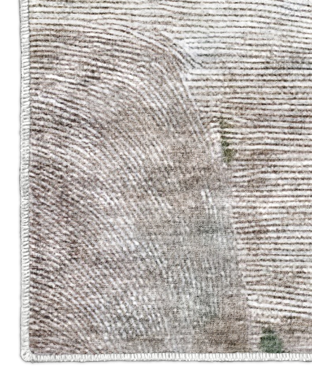 Montis Halı Quaestio 44007 Yeşil Parlak Yumuşak Dokuma Taban Modern Halı