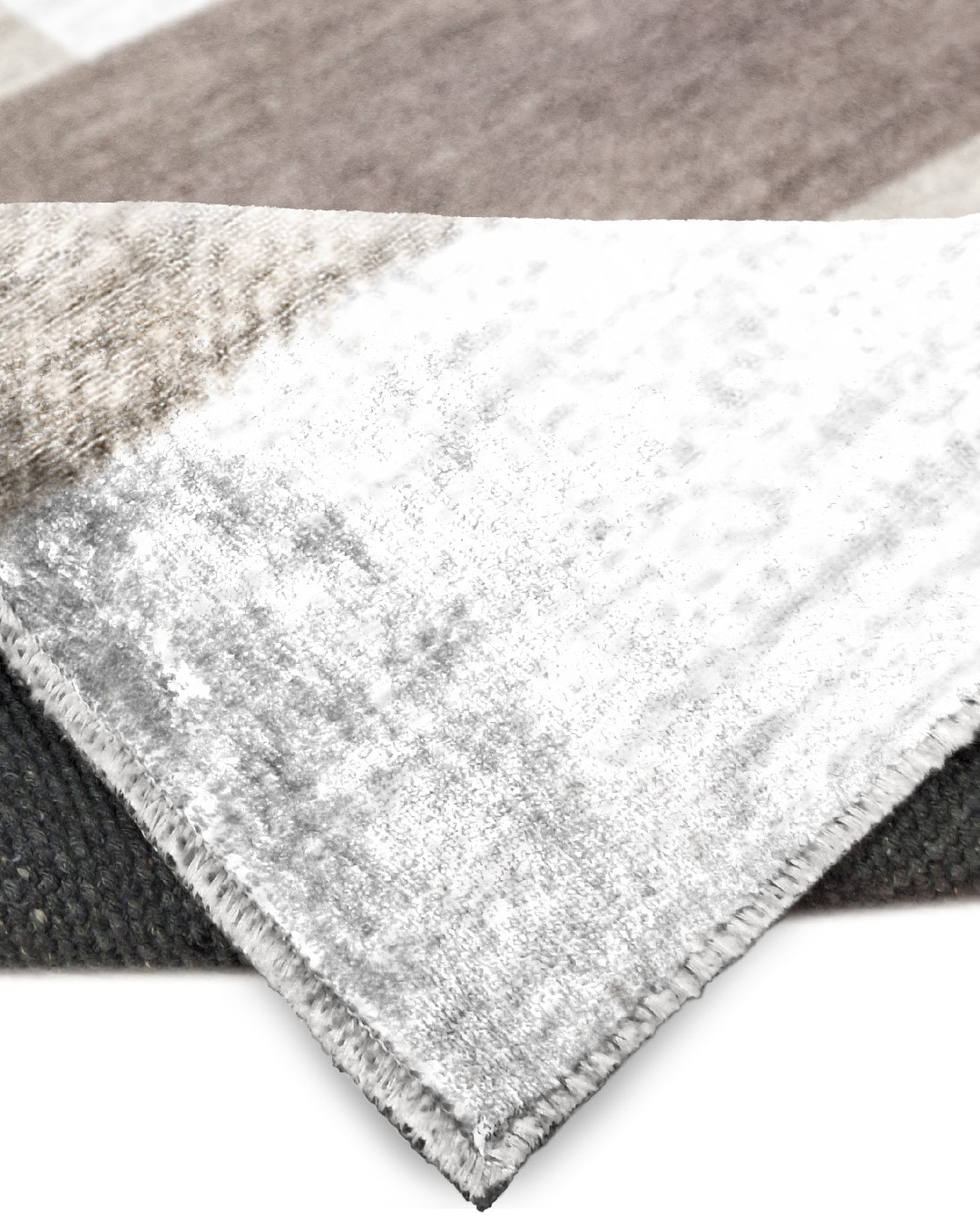 Montis Halı Quaestio 44016 Kahverengi Parlak Yumuşak Dokuma Taban Modern Halı