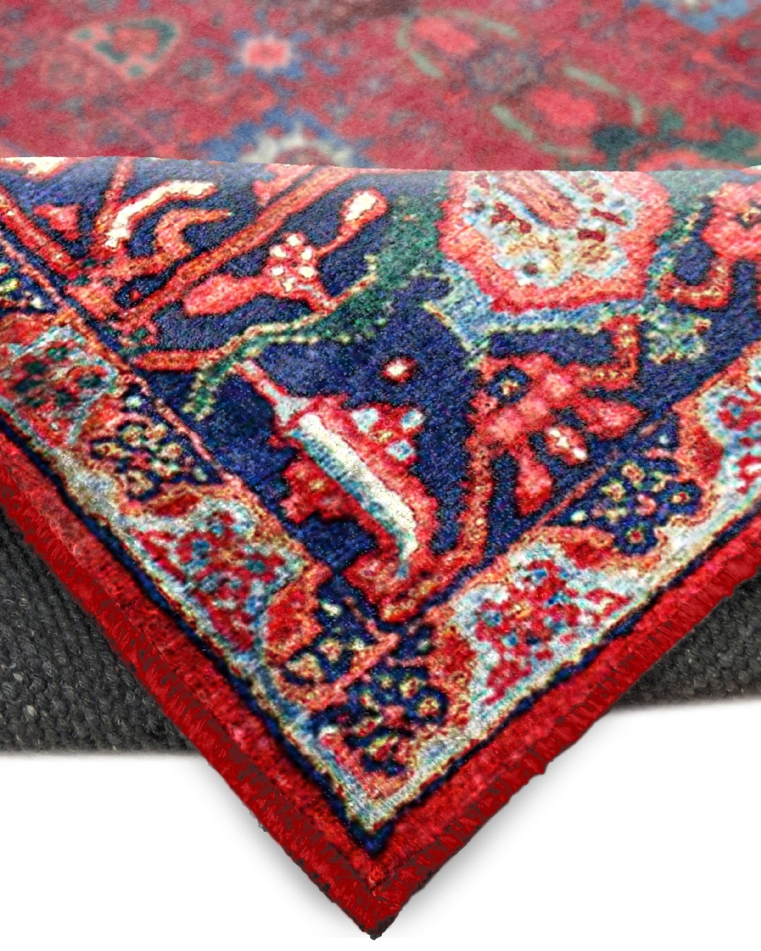 Montis Halı Sericum 34001 Kırmızı Parlak Yumuşak Dokuma Taban Klasik Halı