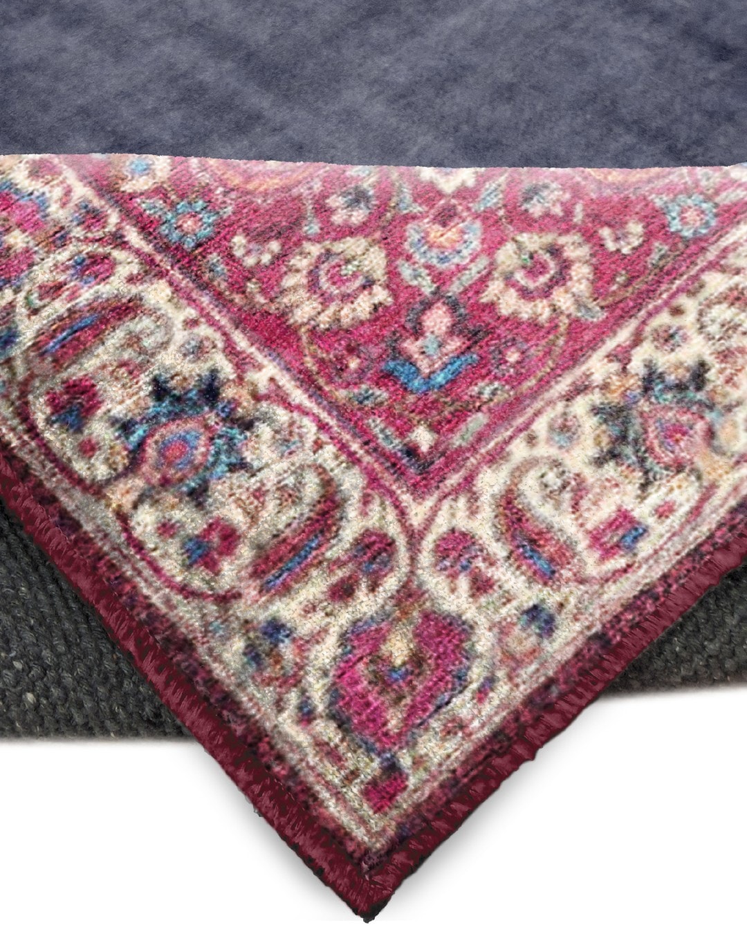 Montis Halı Sericum 34006 Lacivert Parlak Yumuşak Dokuma Taban Klasik Halı