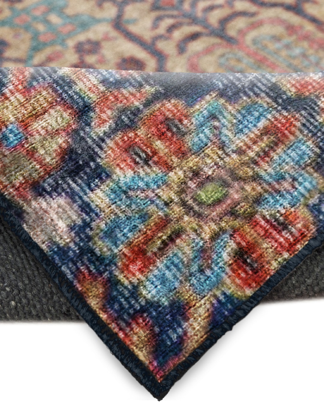 Montis Halı Sericum 34007 Multi Parlak Yumuşak Dokuma Taban Klasik Halı