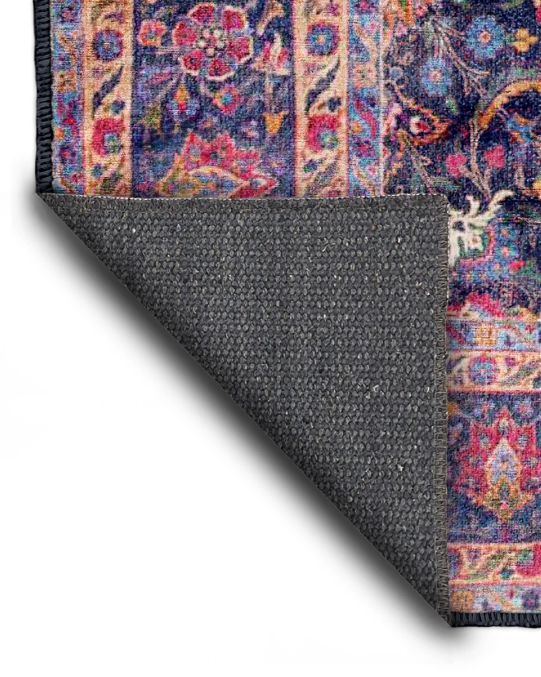 Montis Halı Sericum 34008 Lacivert Parlak Yumuşak Dokuma Taban Klasik Halı