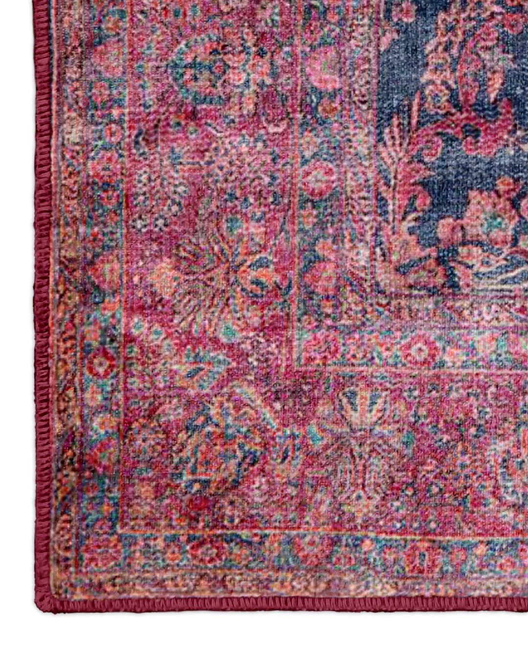 Montis Halı Sericum 34009 Lacivert Parlak Yumuşak Dokuma Taban Klasik Halı
