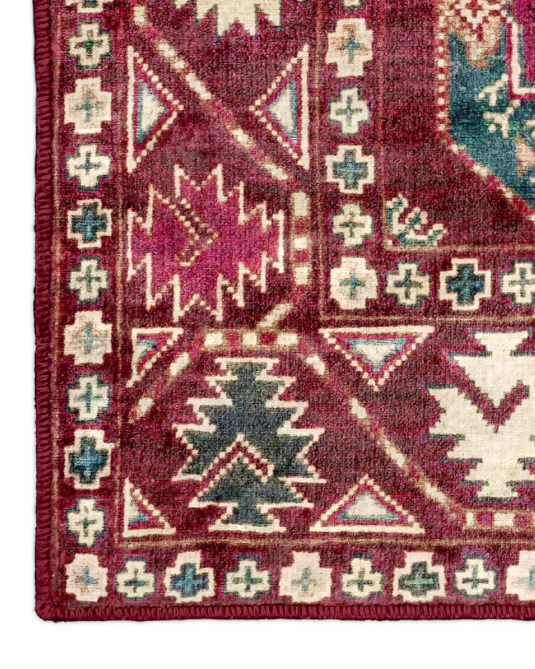 Montis Halı Sericum 34011 Bordo Parlak Yumuşak Dokuma Taban Klasik Halı