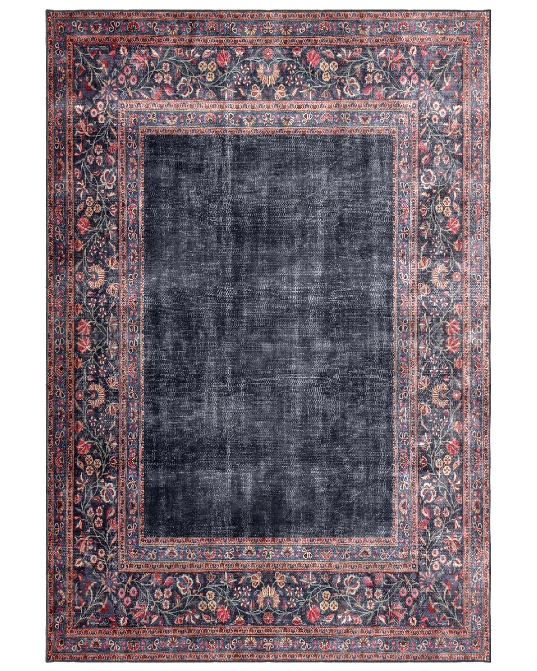 Montis Halı Sericum 34012 Lacivert Parlak Yumuşak Dokuma Taban Klasik Halı