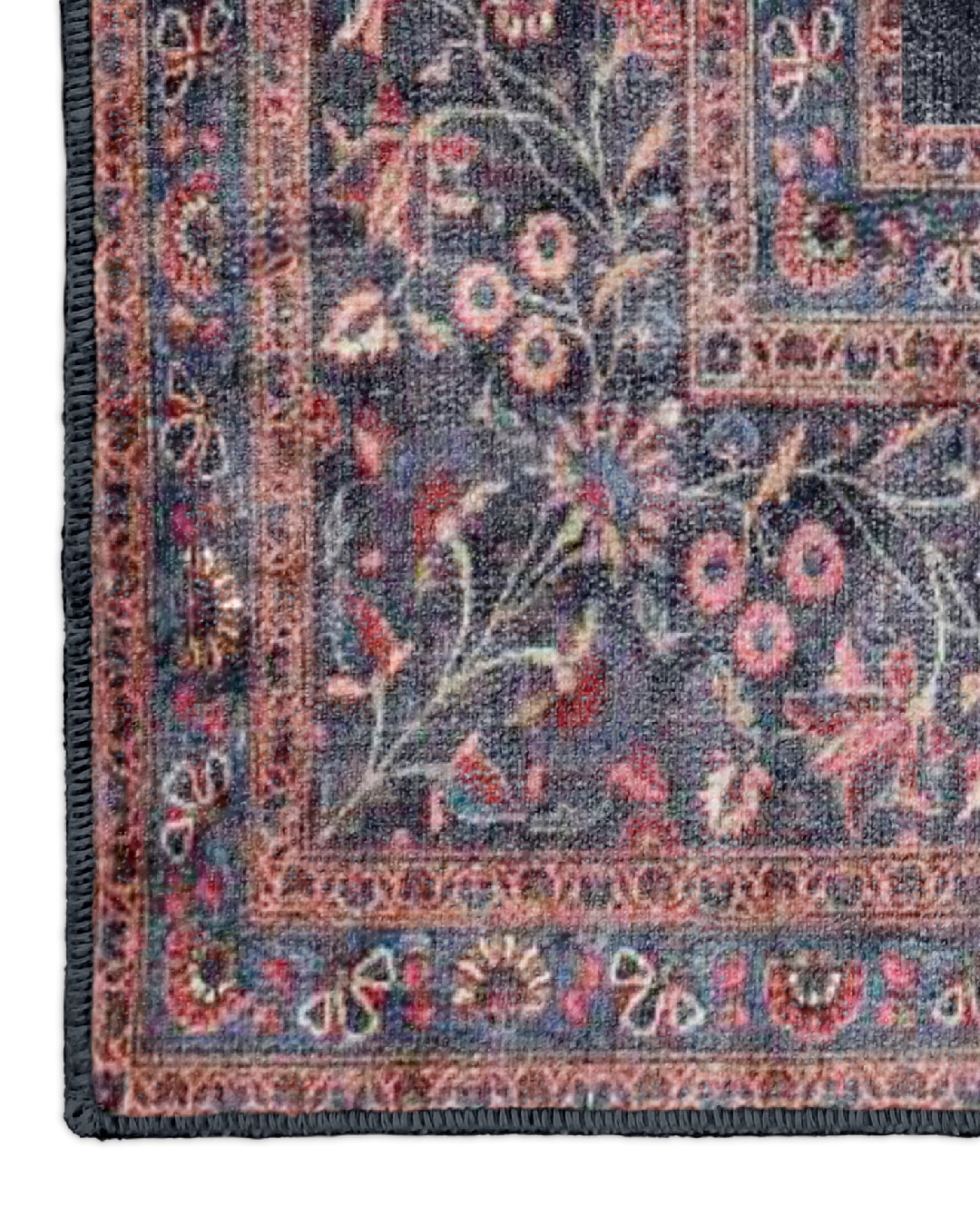 Montis Halı Sericum 34012 Lacivert Parlak Yumuşak Dokuma Taban Klasik Halı