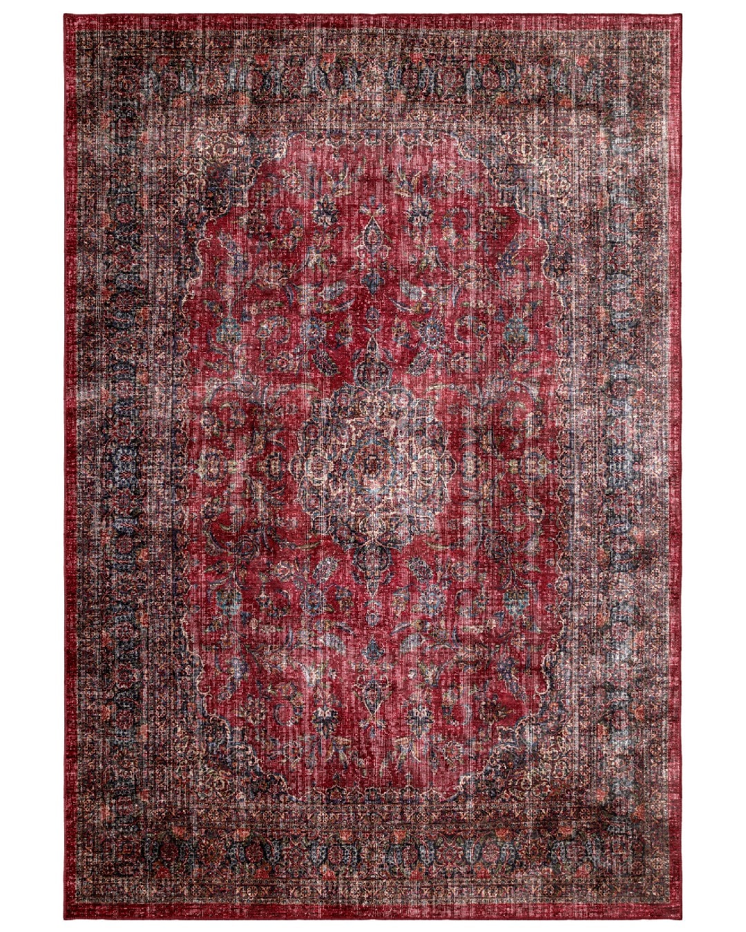 Montis Halı Sericum 34013 Bordo Parlak Yumuşak Dokuma Taban Klasik Halı