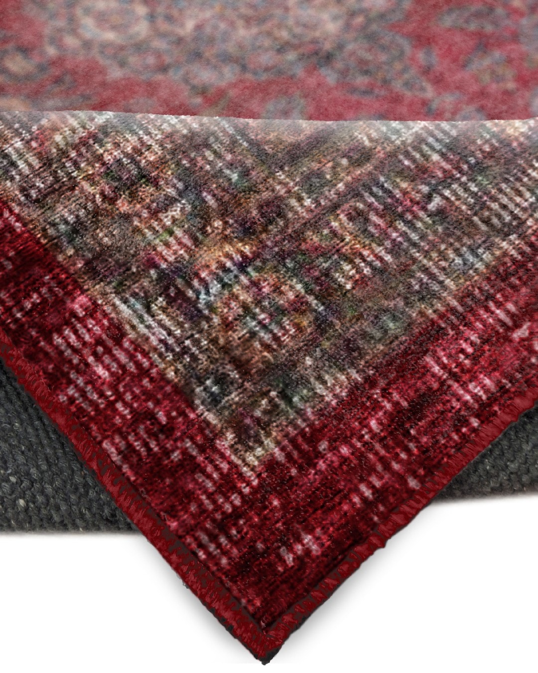 Montis Halı Sericum 34013 Bordo Parlak Yumuşak Dokuma Taban Klasik Halı