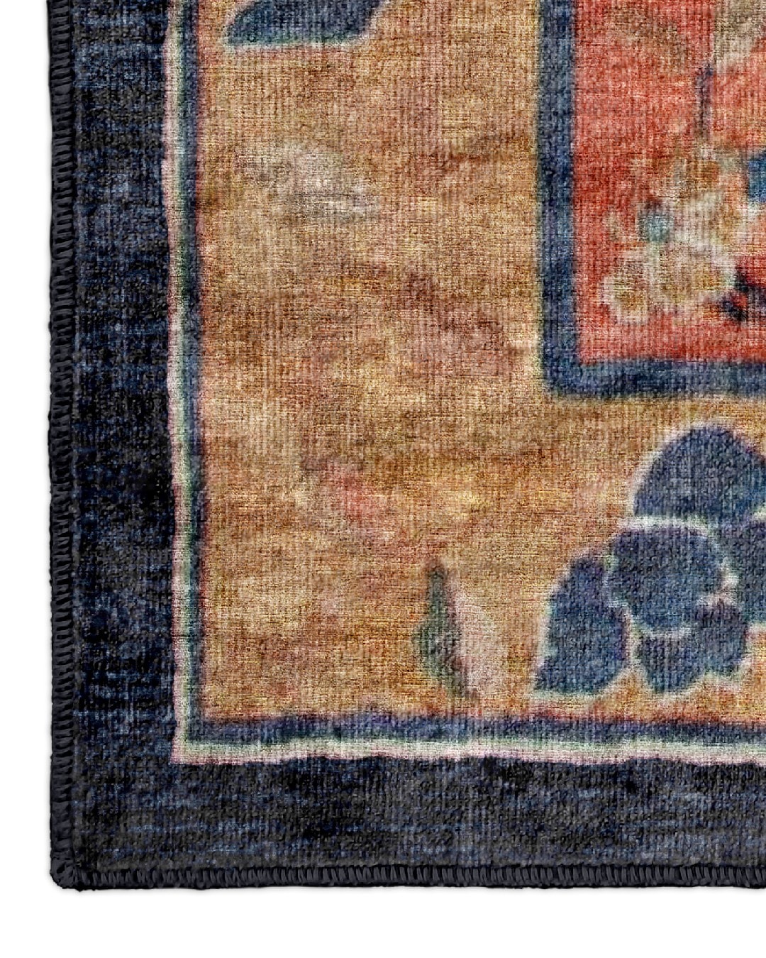 Montis Halı Sericum 34014 Lacivert Parlak Yumuşak Dokuma Taban Çin Halısı
