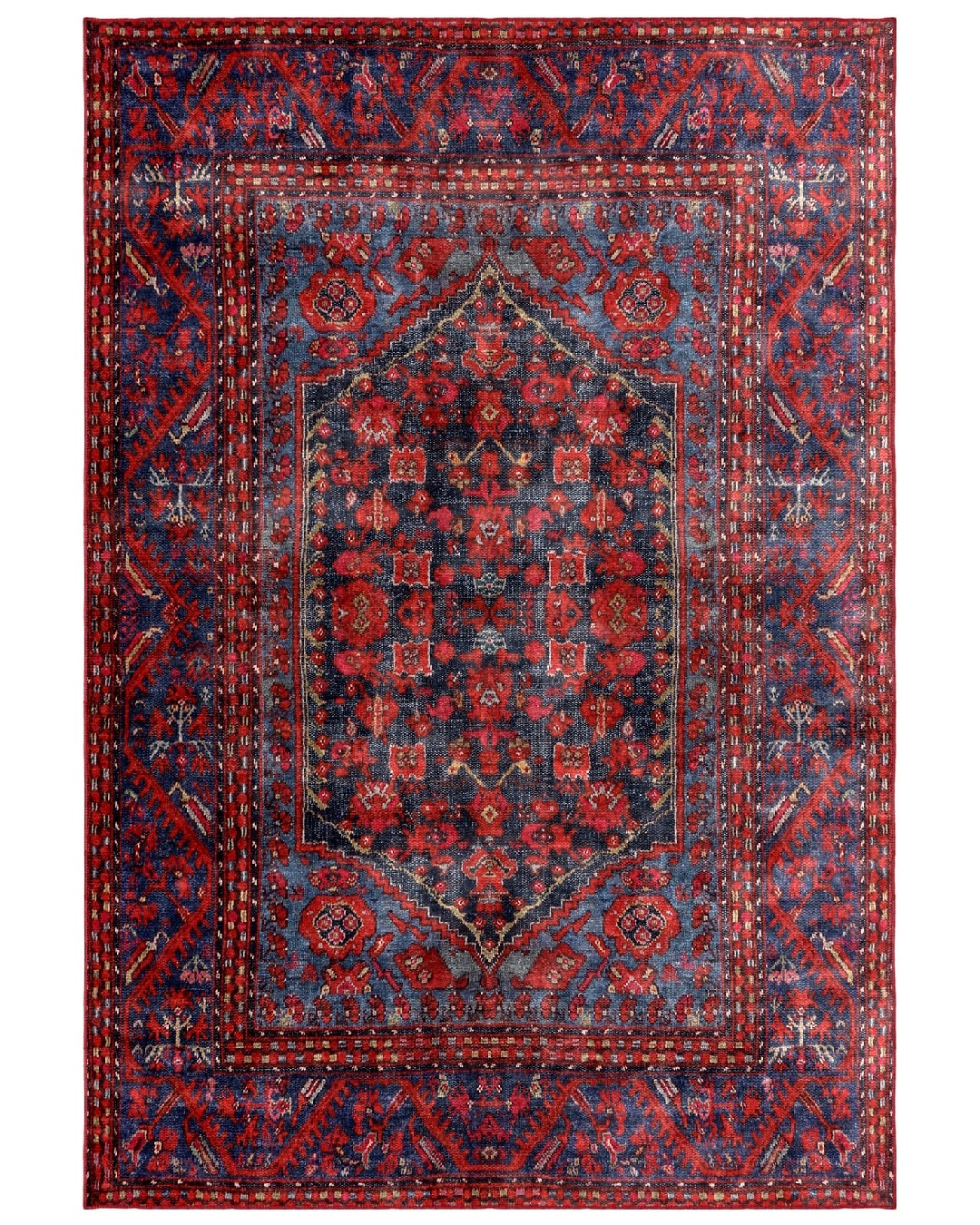 Montis Halı Sericum 34016 Bordo Parlak Yumuşak Dokuma Taban Kula Halı