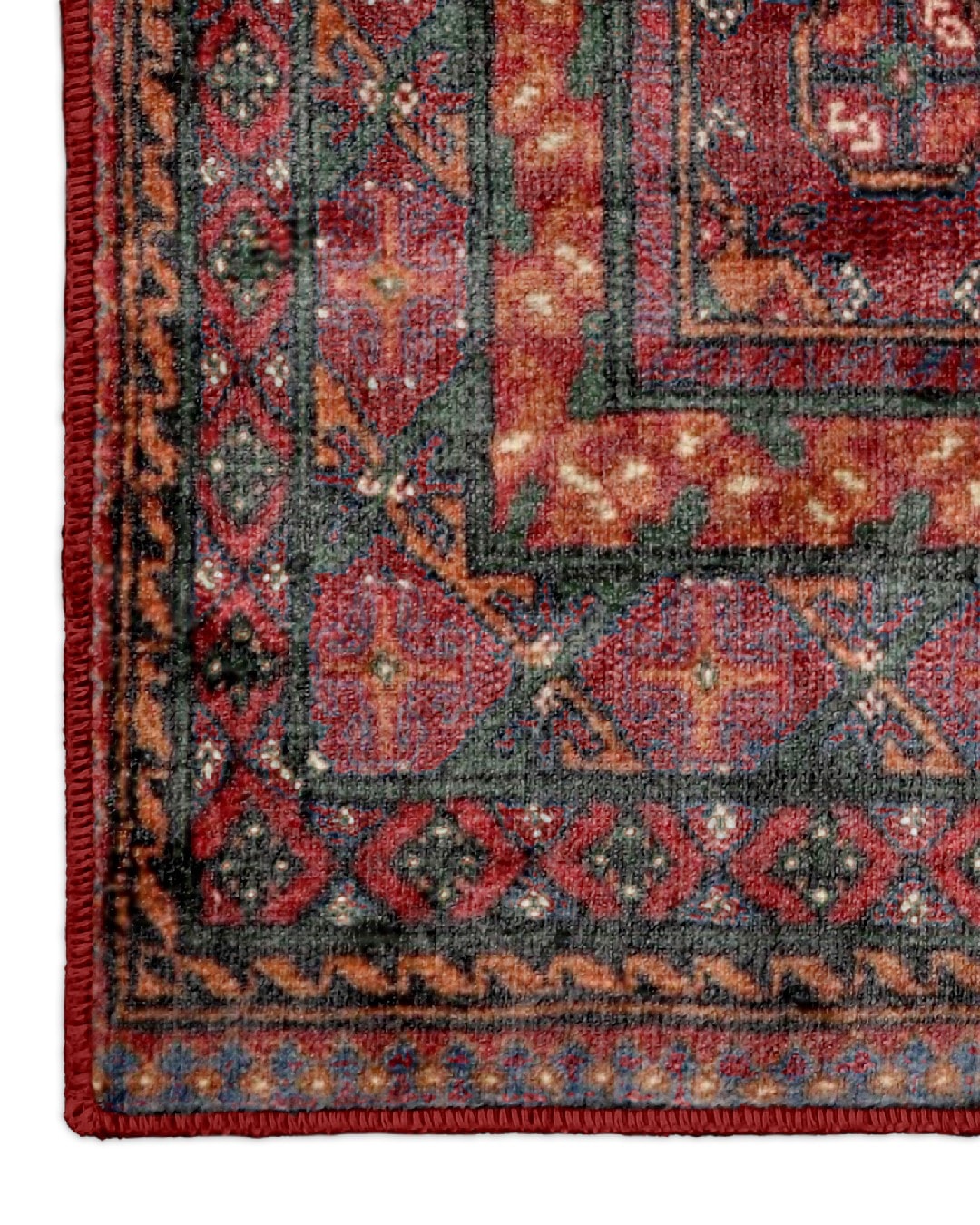 Montis Halı Sericum 34019 Bordo Parlak Yumuşak Dokuma Taban Afgan Halı