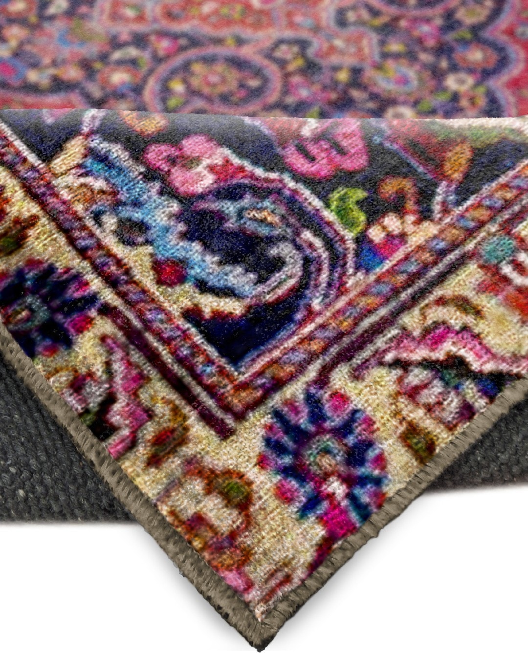 Montis Halı Sericum 34022 Bordo Parlak Yumuşak Dokuma Taban Klasik Halı