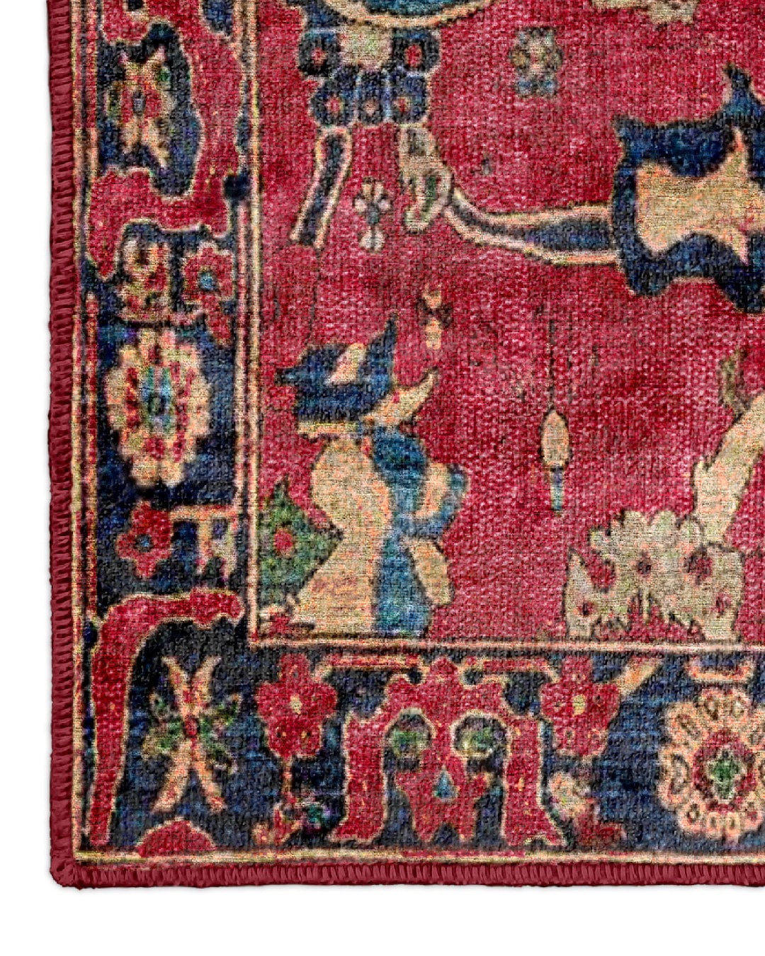 Montis Halı Sericum 34025 Kırmızı Parlak Yumuşak Dokuma Taban Klasik Halı