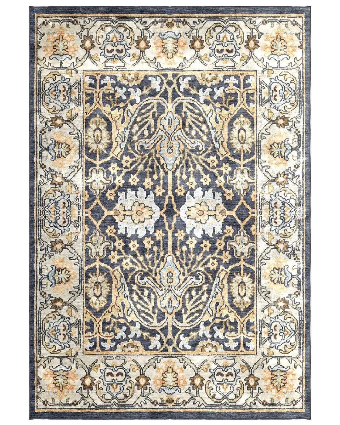 Montis Halı Sericum 34028 Antrasit Parlak Yumuşak Dokuma Taban Uşak Halısı