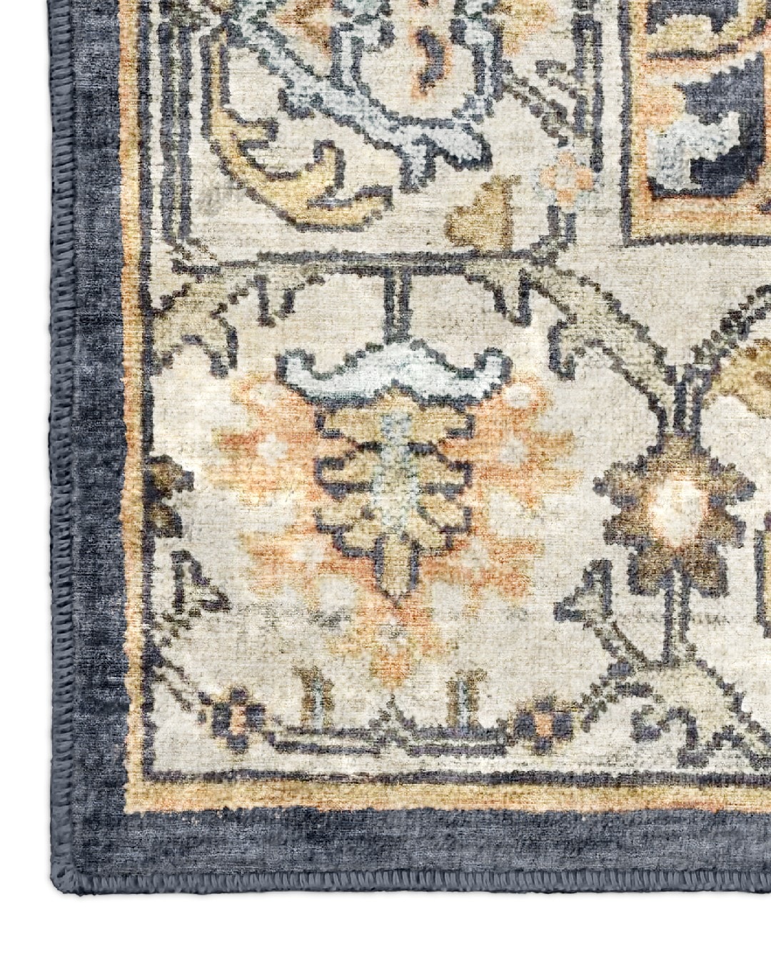 Montis Halı Sericum 34028 Antrasit Parlak Yumuşak Dokuma Taban Uşak Halısı