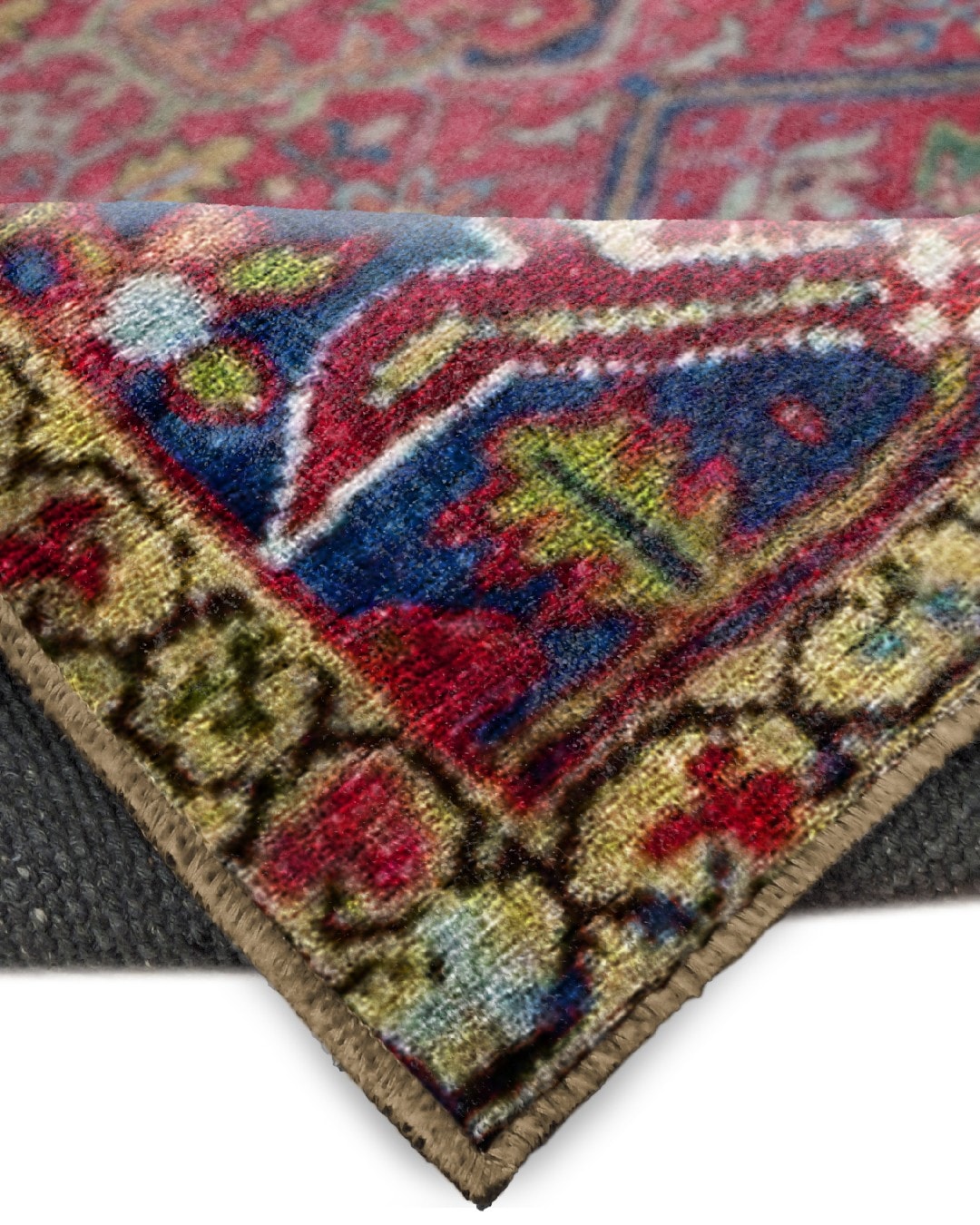 Montis Halı Sericum 34030 Bordo Parlak Yumuşak Dokuma Taban Klasik Halı