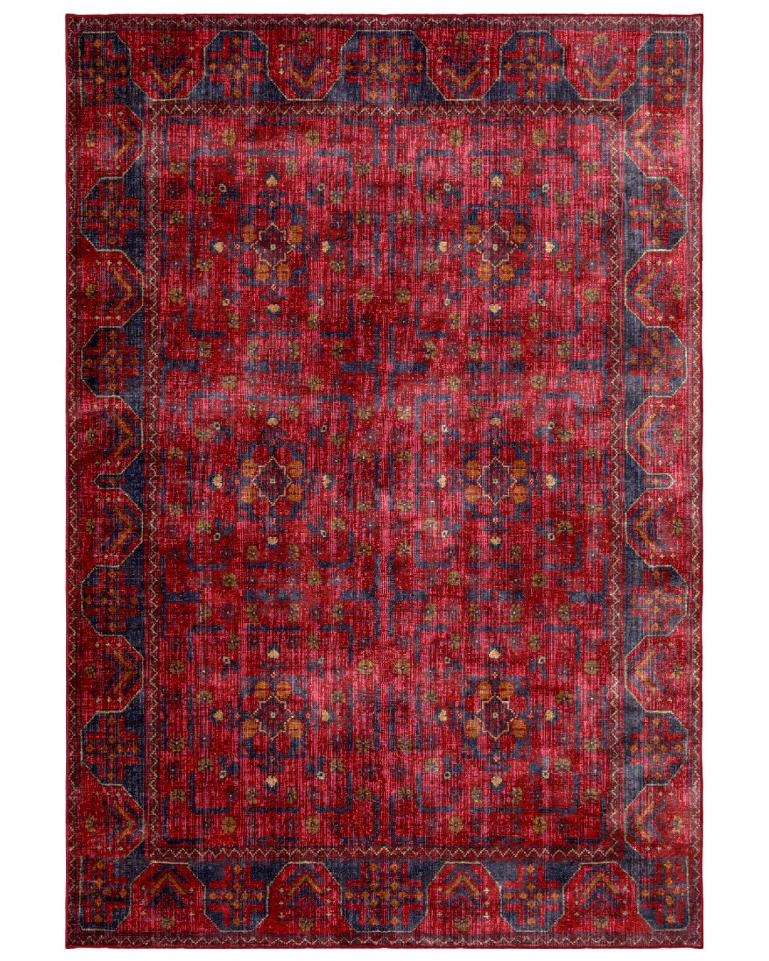 Montis Halı Sericum 34032 Bordo Parlak Yumuşak Dokuma Taban Afgan Halı