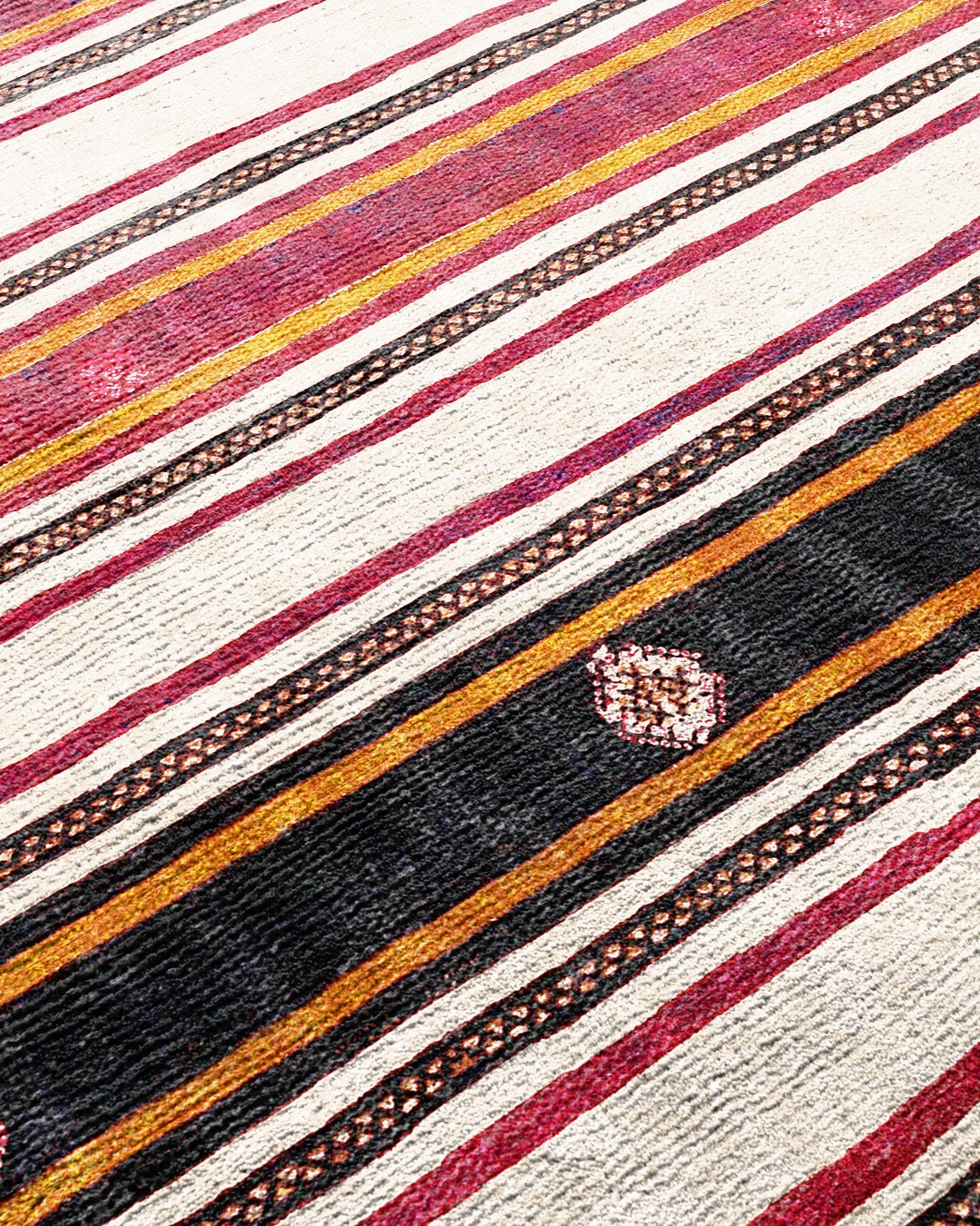 Montis Halı Vivere 35006 Krem Dokuma Taban Etnik Kilim Halı