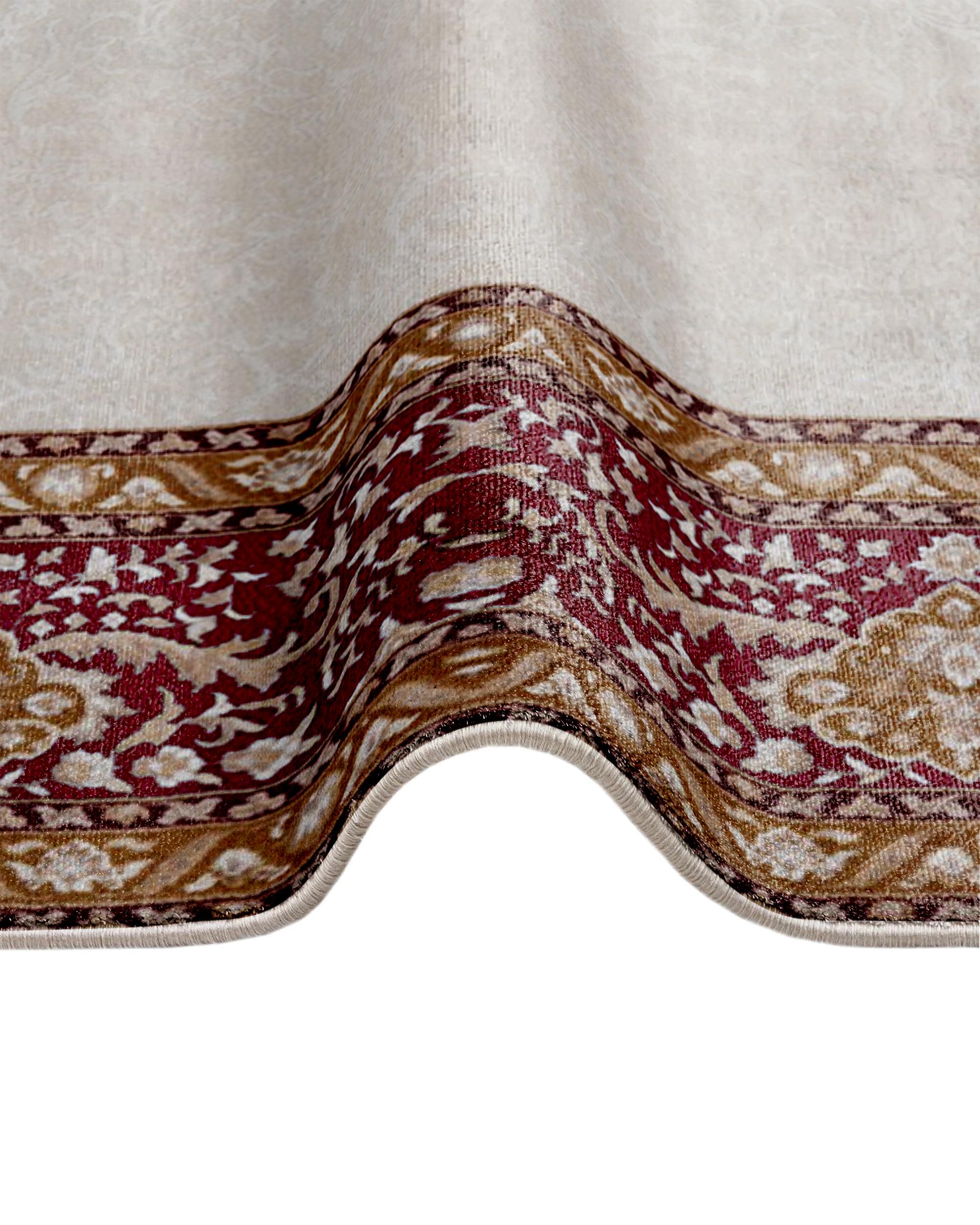 Monde 07145 Krem İnce Makine Halısı - 185x295