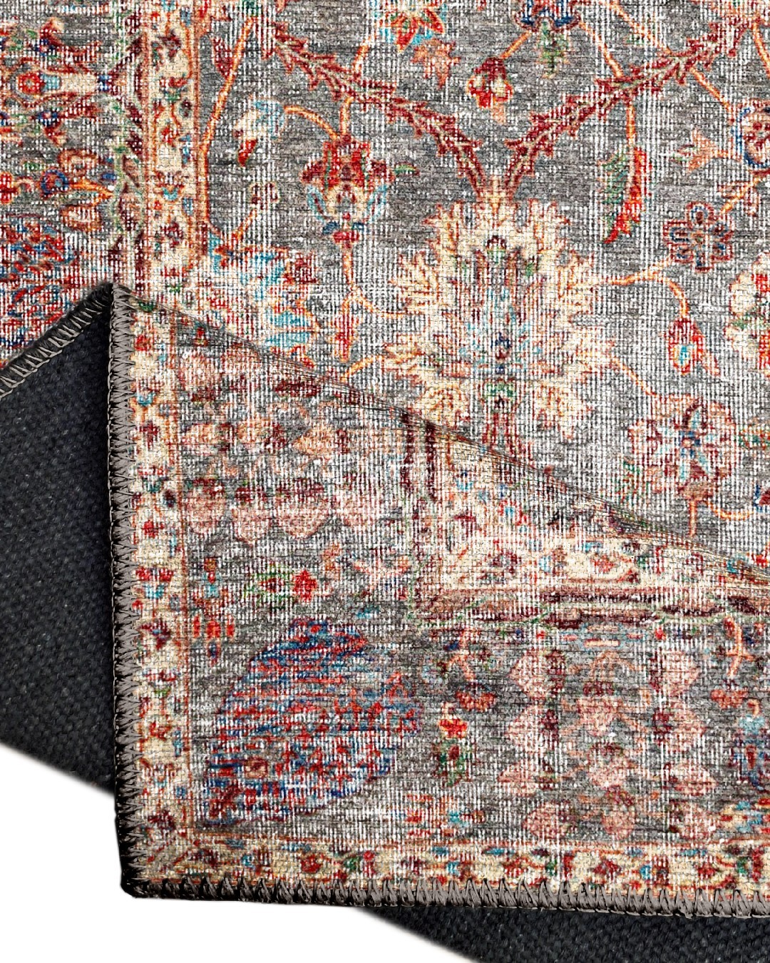 Montis Halı Salve 15038 Dokuma Taban Kahverengi Vintage Halı