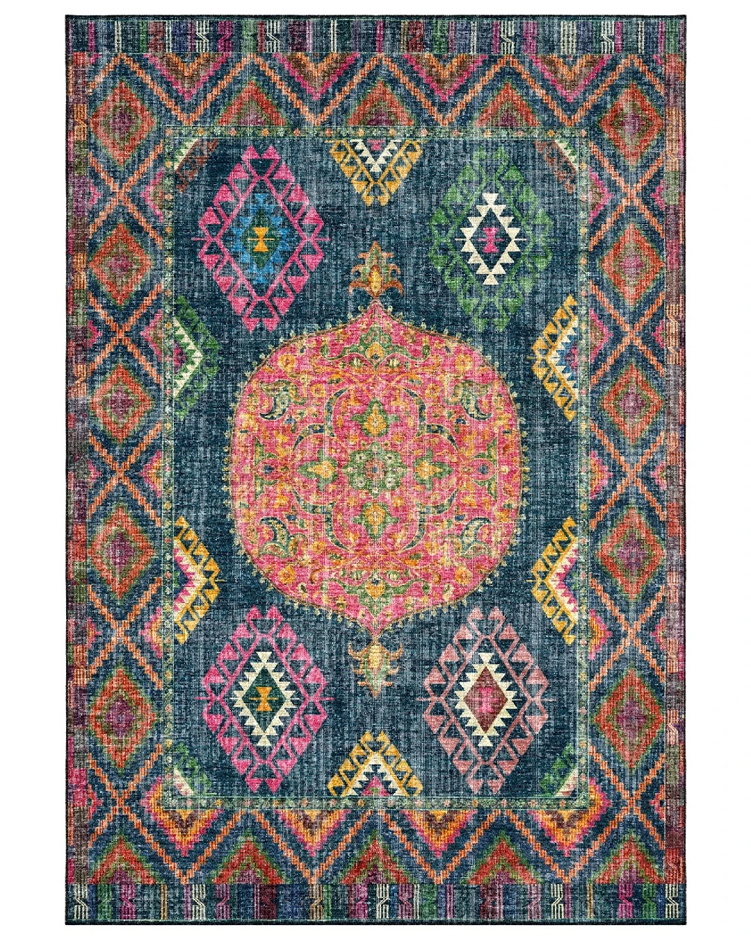 House on the hill　美品 Montis Halı Atrium 33007 Multi Dokuma Taban Kilim Halı - SŞD4294