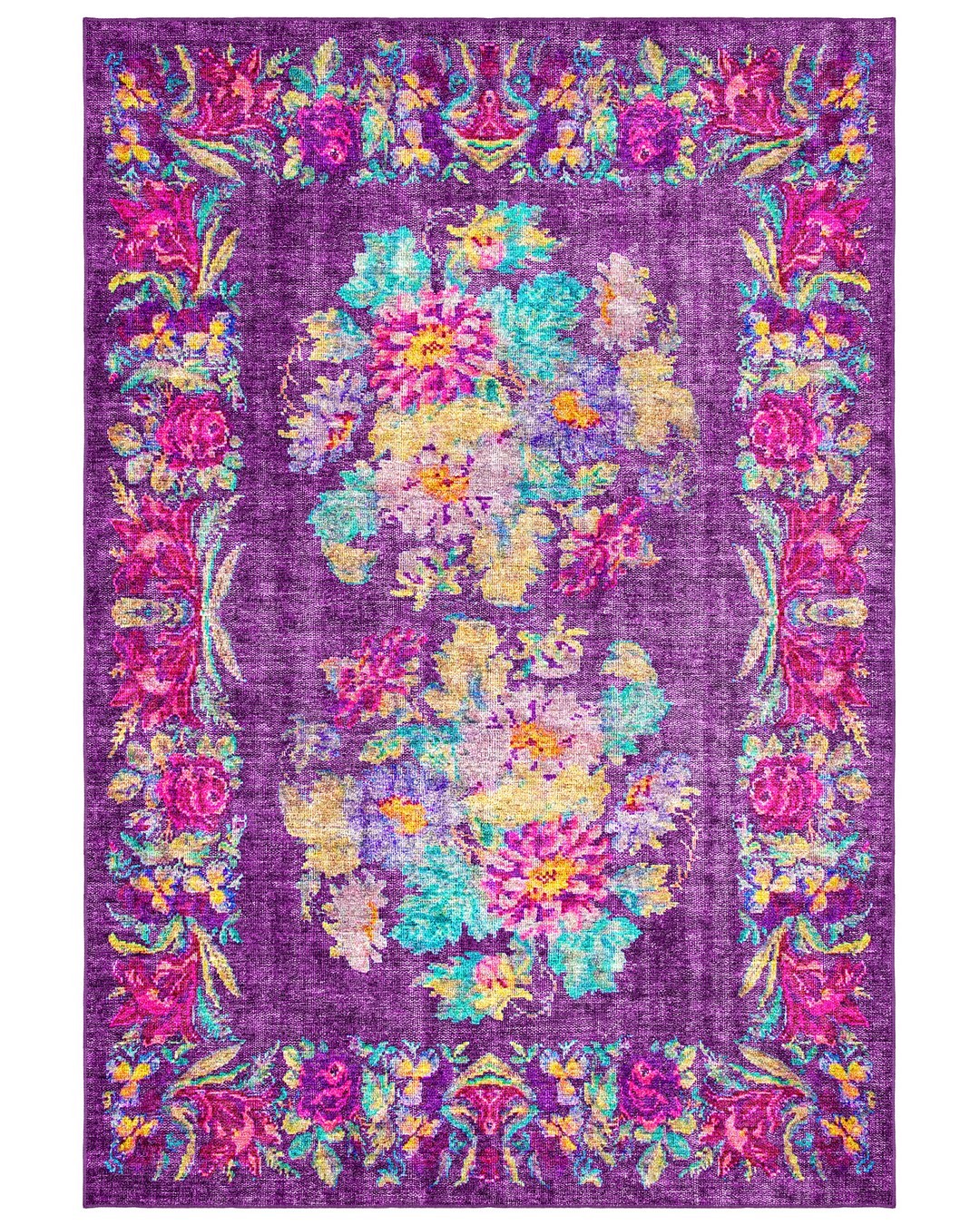 Montis Halı Diem 63070 Mor Renkli Dokuma Taban Karabağ Halı