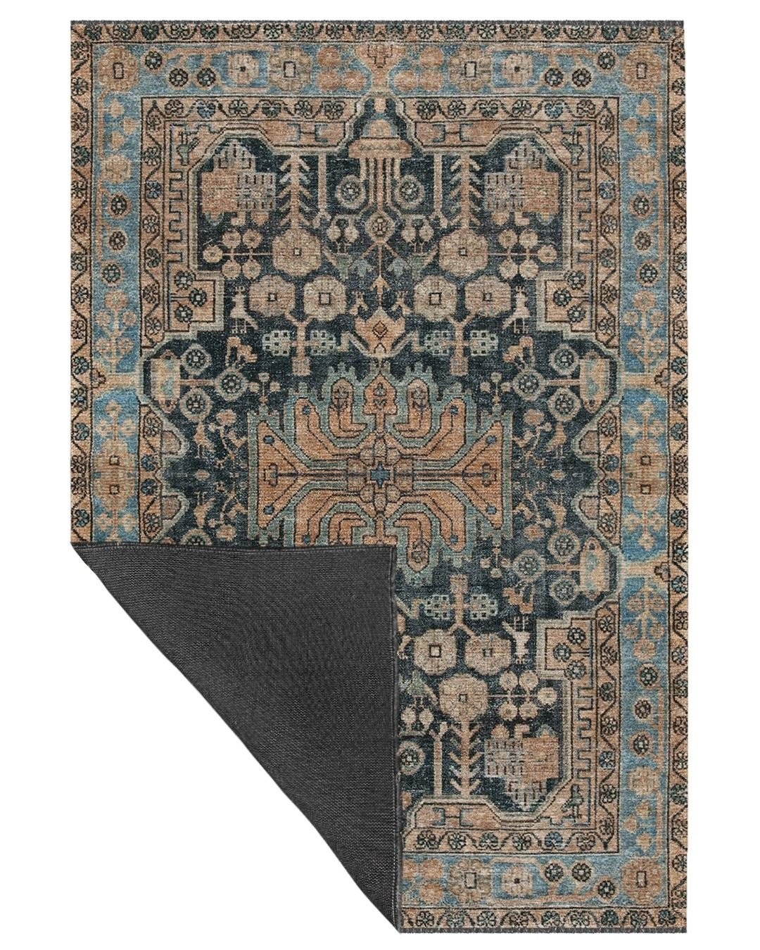 HEDERA  19004 120x200 - Kendinden Saçaklı Kilim Halı