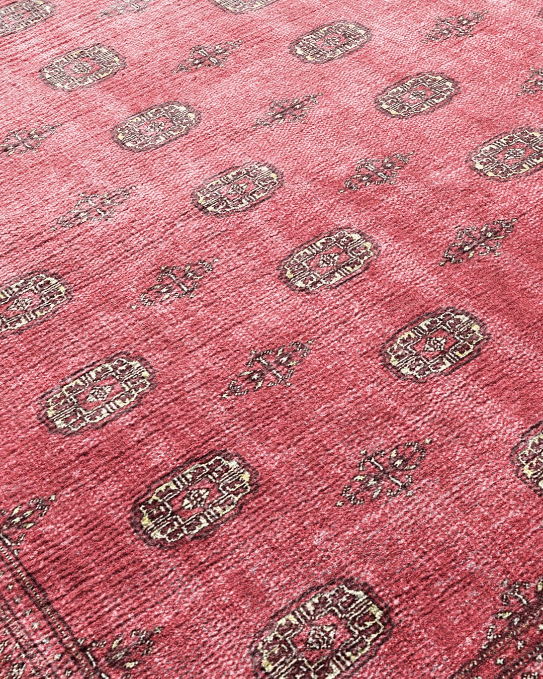 Montis Halı Loci 53011 Pembe Dokuma Taban Afgan Halı