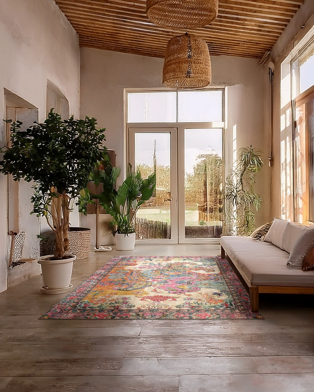 Montis Halı Litore 204006 Multi Etnik Kabartmalı Halı